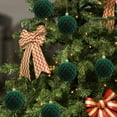 thumbnail image 5 of Nilvkv 3PCS Velvet Christmas Balls, Bulk Flocked Christmas Tree Ball Ornaments Plastic Balls 8cm/3.1in Xmas Decorative Hanging Ornaments Christmas Tree Decoration, 5 of 6