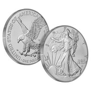 1 oz Silver American Eagle $1 Coin BU Random Year .999