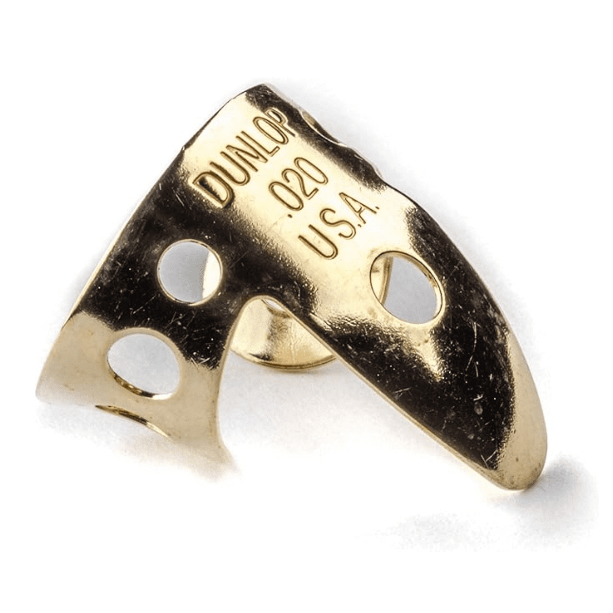 Dunlop 37R20-U 0.20 in. Brass Metal Finger Picks Tube Guitar - Pack of 20