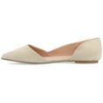 thumbnail image 3 of Journee Womens Ester Slip On Pointed Toe D'Orsay Flats, 3 of 10