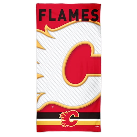 WinCraft Calgary Flames 30 x 60 Spectra Beach Towel