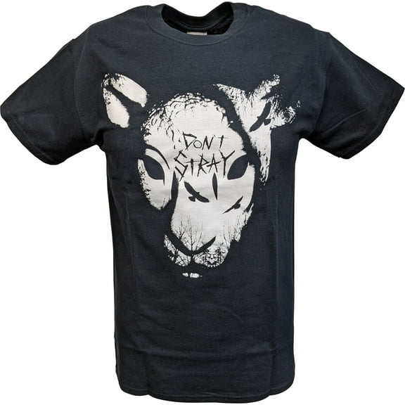 Wyatt Family Don't Stray Sheep Head Mens Black T-shirt 3XL