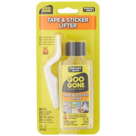 Goo Gone Sticker Lifter - Adhesive & Sticker Remover - 2 Ounce - Citrus Power Removes Stickers Tape Labels Decals Tags and Gum