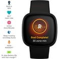 thumbnail image 2 of Fitbit Versa (3rd Gen) Smartwatch | Carbon aluminum Body with Black Band, one size (S & L bands included) | Open Box, 2 of 5