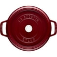thumbnail image 6 of Staub Cast Iron Dutch Oven 5-qt Tall Cocotte, Made in France, Serves 5-6, Grenadine, 6 of 14