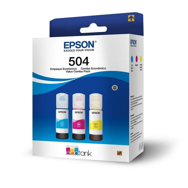 Pack de Tintas T504 CMY Epson Eco Tank T504520-3P