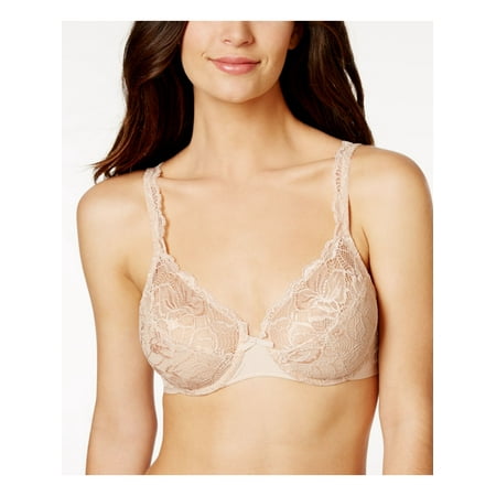 

BALI Intimates Beige Bow at Center Gore Underwire Bra 40DD