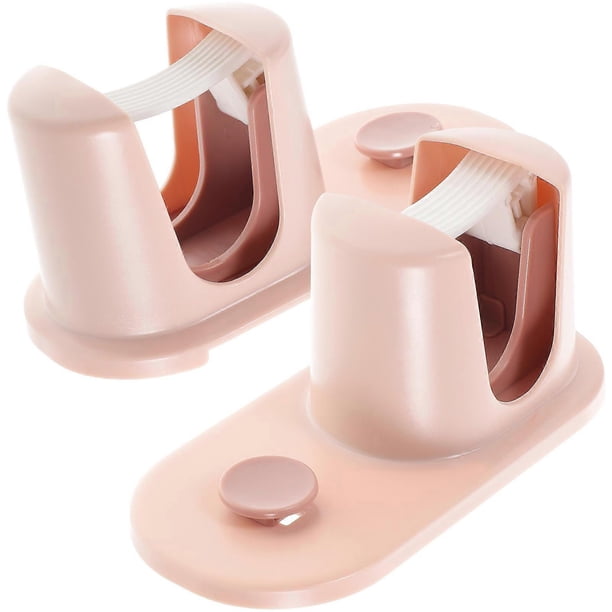 Practical Mop Clip Hook Adhesive Design Suitable For Various Surface Types For Kitchen Use 2Pack