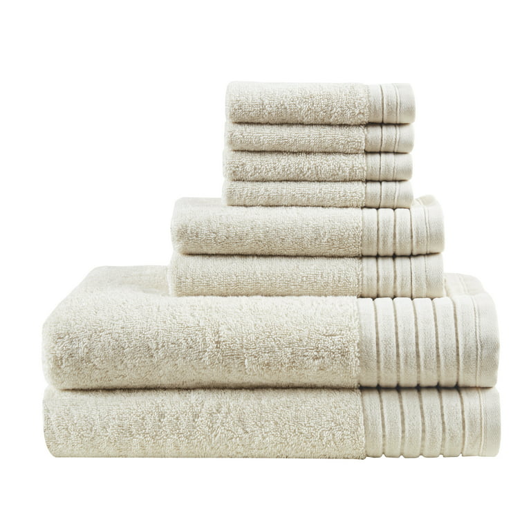 Tens Towels Bathroom Towels, Set of 8, 650 GSM Heavy Weight, 100% Cott –  SHANULKA Home Decor