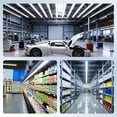 thumbnail image 7 of CNSUNWAY 8FT T8 LED Tube Lights, 50W 6000K Cool 5400LM, Single Pin FA8 LED Bulbs Ballast Bypass, Frosted Cover, 4-Pack, 7 of 7