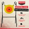 thumbnail image 2 of BIRCHWOOD CASEY World of Targets Boomslang AR500 Steel Durable 0.5" Thick 9.5" Diameter Shooting Gong Target with Stand & Hanging Hardware, 2 of 8