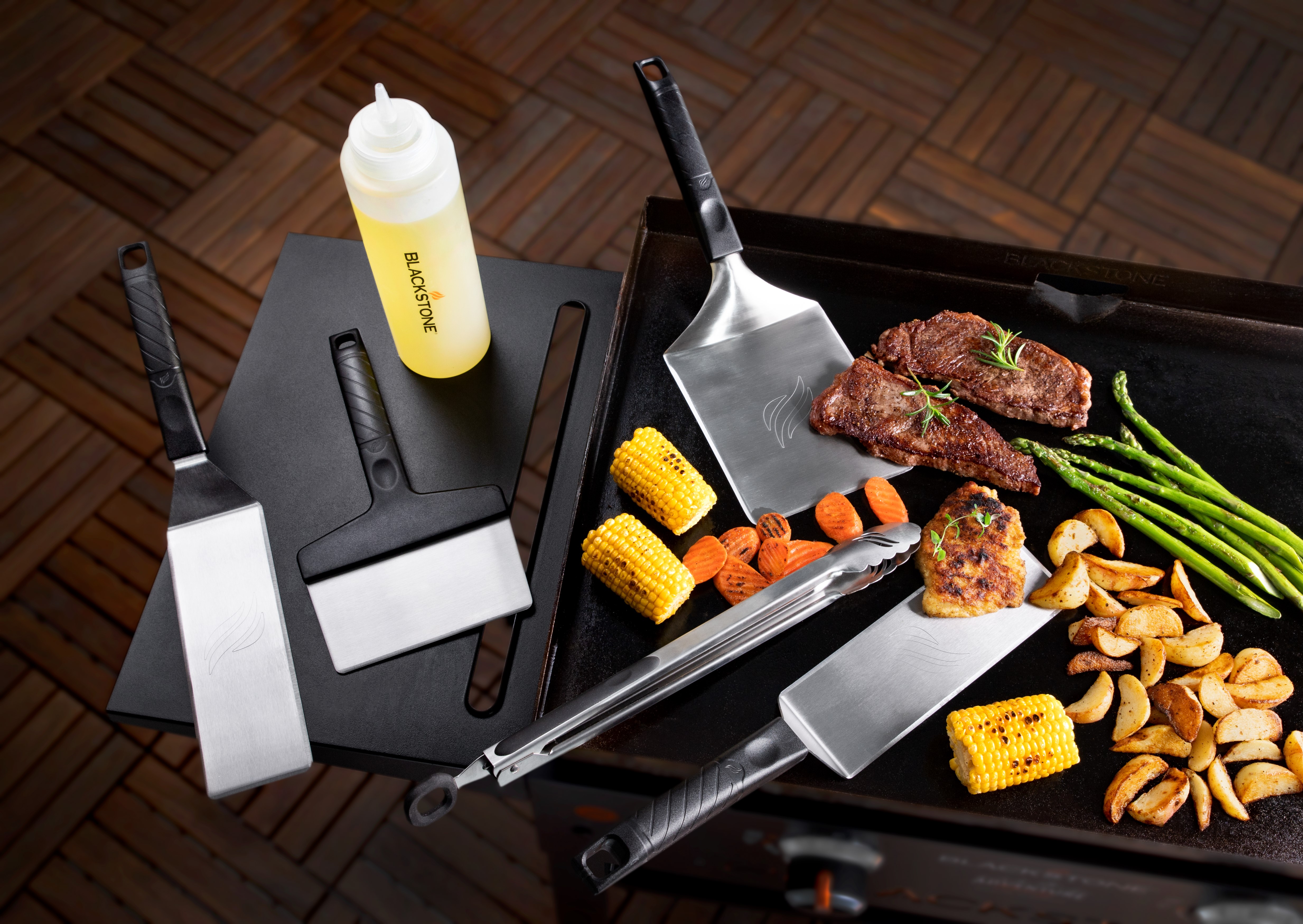 Blackstone Deluxe 6-Piece Stainless Steel Spatula Set photo 4