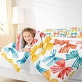 thumbnail image 4 of Homewish Colorful Ribbon Child Full Size Comforter Sets, Wateroclor Artwork Bedding Comforter Set, Teens Kids Boys Girls Reversible Bedding Sets, Lightweight Room Decor, 3 Pieces, 4 of 8