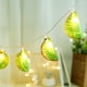 thumbnail image 5 of Cadena de alambre de cobre con 10 luces LED para una decoración creativa del hogar. Lindas luces LED con forma de kiwi, 5 of 8