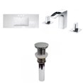 thumbnail image 1 of American Imaginations 48-in. W 3H8-in. Ceramic Top Set In White Color - Drain Incl. AI-32629, 1 of 8