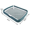 thumbnail image 4 of kurtrusly Mesh Dog Toilet Litter Box Easy Clean Comfortable for Small and Medium Dogs Green, 4 of 9