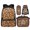 Print Brown Capybara, variant on KUIFORTI Horse Brown Bookbag with Lunch Bag, 4 Piece Kids Backpack Set for Teens Elementary Middle School, Boys Girls School Bag with Pencil Pouch Water Bottle Sleeve