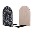 thumbnail image 2 of Lsque Sunflowers Printed Wood Bookends,Non-Skid Bookend for Shelves,Heavy Duty Support Bookends,Non-Slip Foam Pads for Office, Home, and Library,1 Pair, 2 of 8