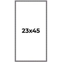 23x45 Frame Blue Kingsley Pewter Solid Wood Picture Frame Width 0.75 Inches |Interior Depth 0.5