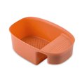 thumbnail image 2 of serony Kitchen Sinks Drain Waste Basket Baskets Storage Rack Large Capacity Strainer Gadget for Cleaning Tools Toiletries Orange 1Set, 2 of 6