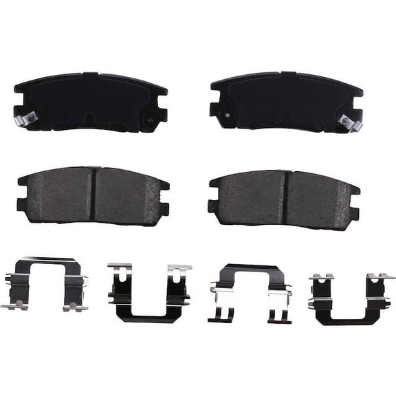 Rear Brake Pad Set - Compatible with 1992 - 2002 Isuzu Trooper 1993 1994 1995 1996 1997 1998 1999 2000 2001