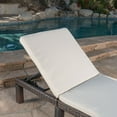GDF Studio Outdoor Chaise Lounge Cushions, Weather Resistant, Set of 2