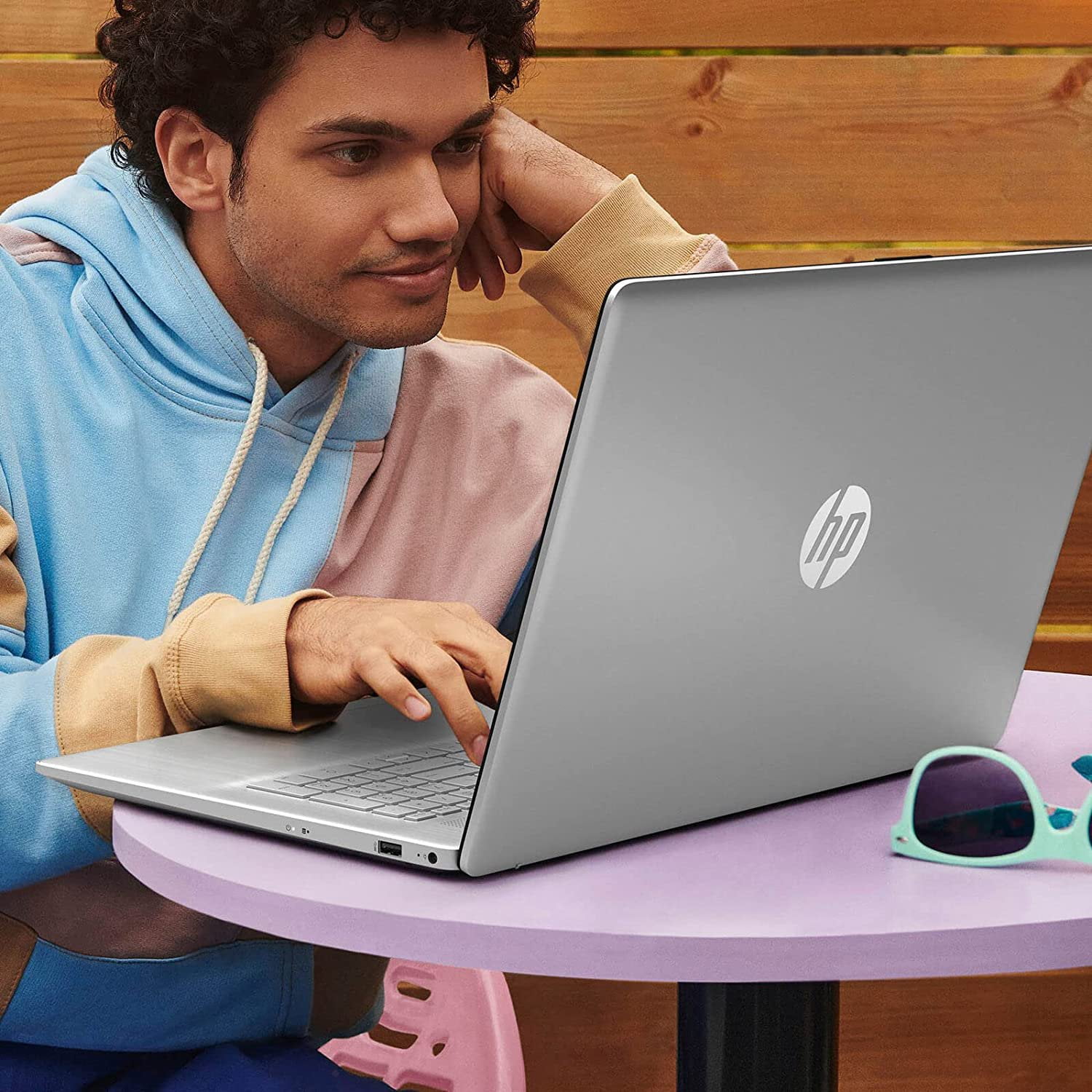 HP 17 Laptop Computer, 17.3” HD+ Display, 11th Gen Intel Core i3-1125G4(>i5-1035G4) Processor, 12GB RAM, 512GB SSD, Intel UHD Graphics, Wi-Fi, HDMI, Windows 11 Home in S Mode, Cefesfy MousePad