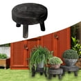 thumbnail image 6 of MAGIDEAL Wooden Plant Stand Decorative Stool Balcony Plant Table Patio Display Rack Round 14cmx9cm, 6 of 8
