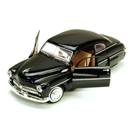 1949 Plymouth Coupe - 1949 Mercury Eight Coupe, Black - Motormax 73225 - 1/24 scale Diecast Model Toy Car