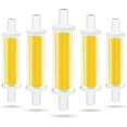 thumbnail image 1 of Ampoule Led R7s 78mm, 4.2w Ampoules Led R7s 50w Équivalent Lampe Halogène, Lumière Blanche Froide 6000k 600lm Cob Tube Led R7s, Non-dimmable, 1 of 4