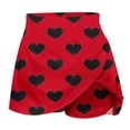 thumbnail image 5 of LOVZFMLL Jupes de Tennis Plissées d'Été pour Femmes Jupe Courte Athlétique Extensible Yoga Faux Deux Pièces Rouge S, 5 of 5