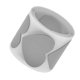 thumbnail image 1 of Diy Heat Transfer Film Reflective Material For Clothing Silver Heart Shape 1 Roll, 1 of 5