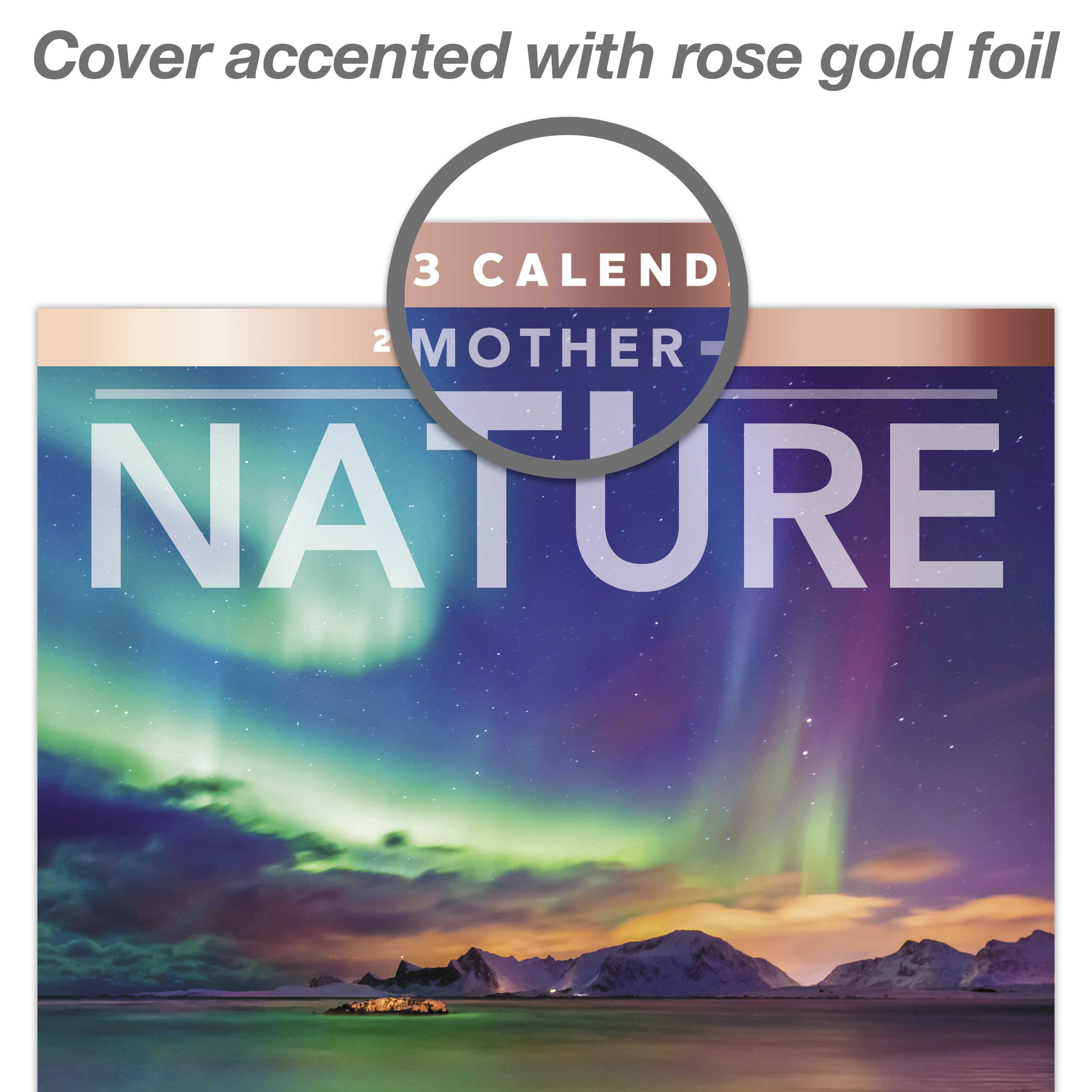 2023 Wall Calendar, Mother Nature, 12" x 12" by Mead (WMET091023)