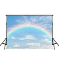 thumbnail image 2 of ABPHOTO Polyester 7x5ft Rainbow Photo Prop and Backdrops Background Photo Studio Photo Shoot Backdrop, 2 of 4