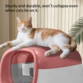 thumbnail image 5 of Cat Litter Box, Fully Enclosed Large Front-Entry Kitty Toilet with Flip-Top Lid, Litter Filter Pedal, Removable Base, 5 of 6