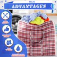 thumbnail image 4 of 4 bolsas de lavandería extra grandes con asas – Bolsas de mudanza extra grandes con asas Bolsas de almacenamiento extra grandes con cremallera Bolsa de lavandería Bolsas de lavandería grandes Extra gr, 4 of 5