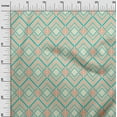 thumbnail image 2 of oneOone Polyester Lycra Fabric Diamond Geometric Printed Fabric 1 Yard 56 Inches Wide, 2 of 4