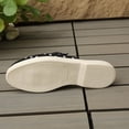 thumbnail image 4 of SuTry Women's Polka Dot Mules Slip On Metal Buckle Decor Round Toe Platform Comfortable Casual Walking Half Shoes Outerwear(43), 4 of 9