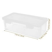 2 Pack Bread Box, Plastic Bread Container, Bread Storage Container for Kitchen Counter