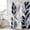 White Mist Blue Black, variant on Vintage Navy Blue Botanical Shower Curtain Set, Waterproof Shower Curtains for Bathroom, Tropical Leaves Modernism Washable Fabric Cloth Bath Curtain for Bathtub Decoration with Hooks 72x78 Inches