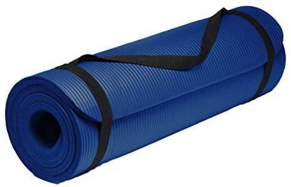 HolaHatha 72 x 24 Double Sided 0.25 Thick Non Slip Home Workout Yoga Mat,  Blue, 1 Piece - Kroger