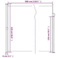 thumbnail image 2 of vidaXL Retractable Side Awning Black 220x300 cm, 2 of 5