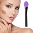 thumbnail image 2 of Unique Bargains 1 Pc Lightweight Small Rhombus Facial Mask Brush Purple, 2 of 5