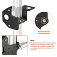thumbnail image 4 of 3D Printer Upgrades Parts Dual Z-axis T8 Lead Srew Pitch 2mm Guide Fixing Plate Bracket Mount with POM Wheels for Ender 3 V2 Ender3 Pro CR10 and DIY 3D Printer, 4 of 10