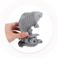 thumbnail image 3 of Statue de Poisson Pierre Bleue Sculpture Réaliste pour Décoration de Jardin 1 Ensemble, 3 of 8