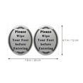 thumbnail image 4 of 2 Pcs Crochet Adhésif en PVC Argenté pour Décoration Offre une Protection Fiable Facile à Coller Directement, 4 of 9
