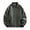Green, variant on Leather Jacket for Men Y2k Hip Hop Streetwear Button Zipper Solid Collared PU Jacket Motorcycle Biker Outwear with Pockets