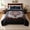 Dark Grey Flower, variant on Jin Mai Lan Beige, Pink Polyester Bed Blanket, King