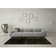 thumbnail image 3 of Ahgly Company Indoor Rectangle Abstract Brown Modern Area Rugs, 4' x 6', 3 of 4
