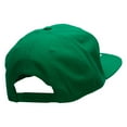 thumbnail image 4 of Gold Star of David Patched Wool Blend Pro Style Snapback - Kelly OSFM, 4 of 5